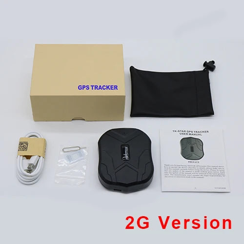 Waterproof 4G/2G GPS Tracker for Vehicles Free APP PK TK915.