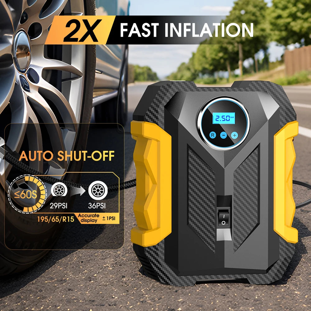 Digital Portable Air Compressor Carsun