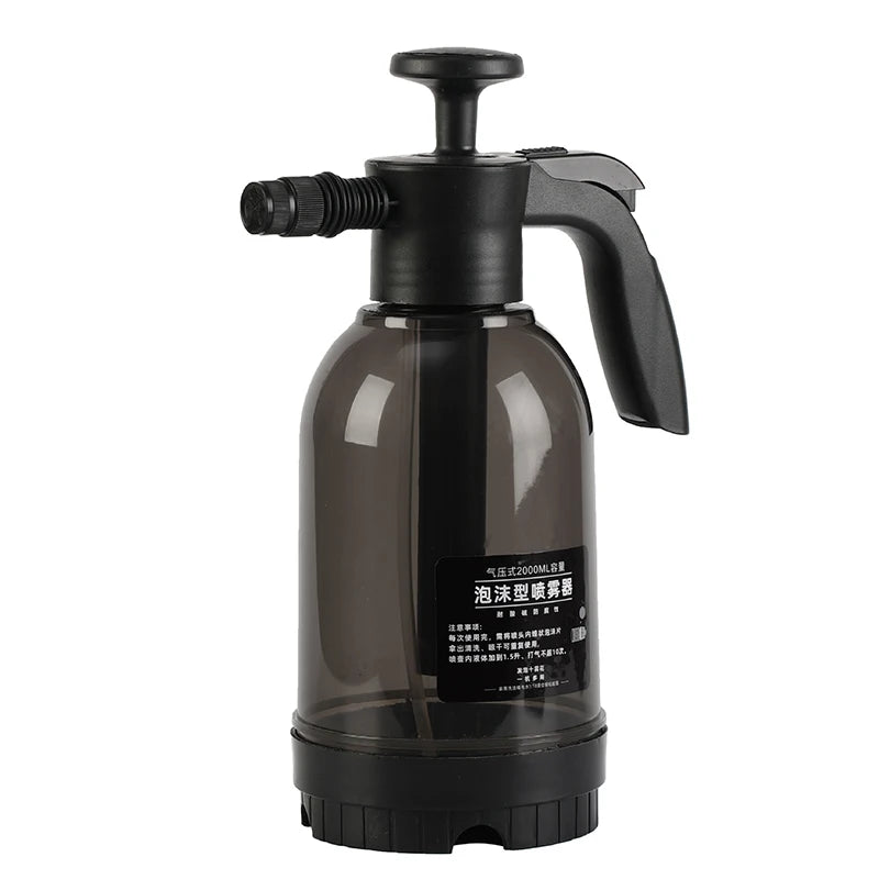 Foam sprayer for washing cars, motorcycles, etc.