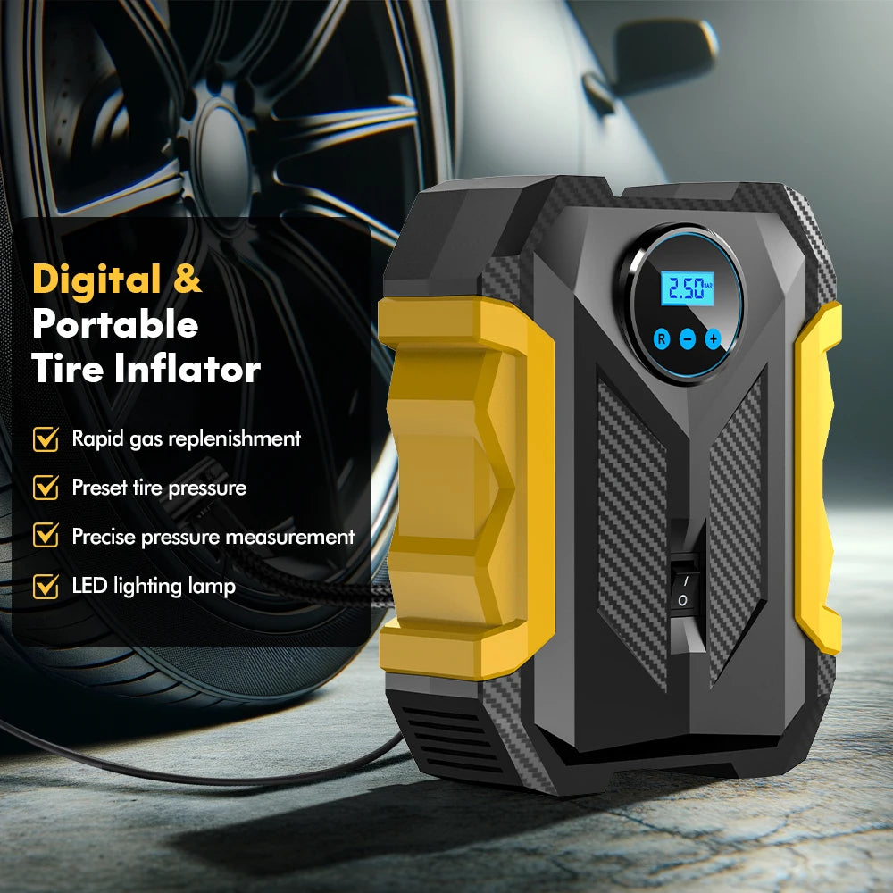 Digital Portable Air Compressor Carsun