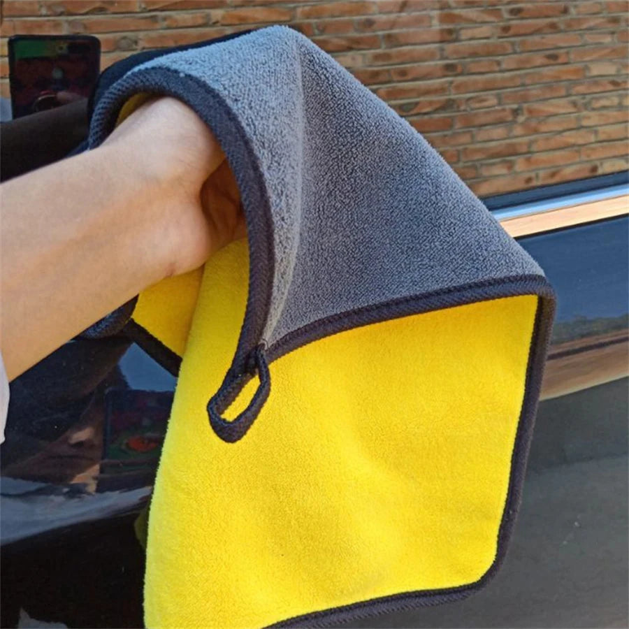 Microfiber general cleaning towel 1/2/6 pieces, double layer.