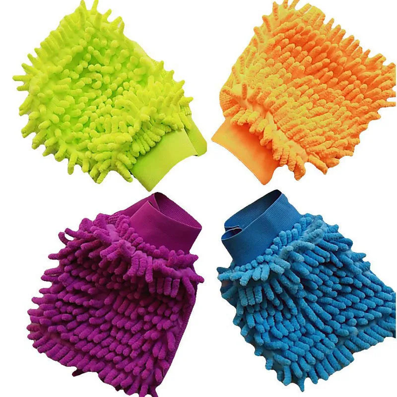 Chenille Microfiber Cleaning Glove