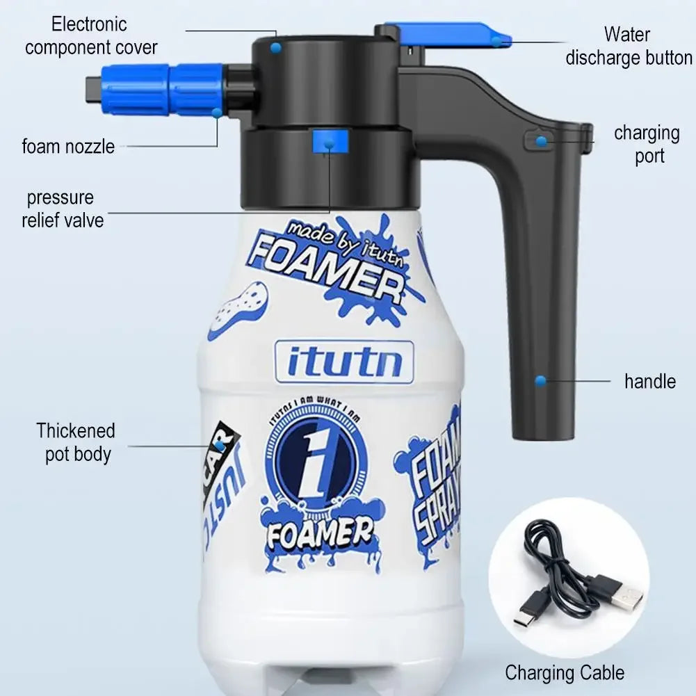 1.5L Foam Generator for Car Wash, Electric Foam Sprayer.