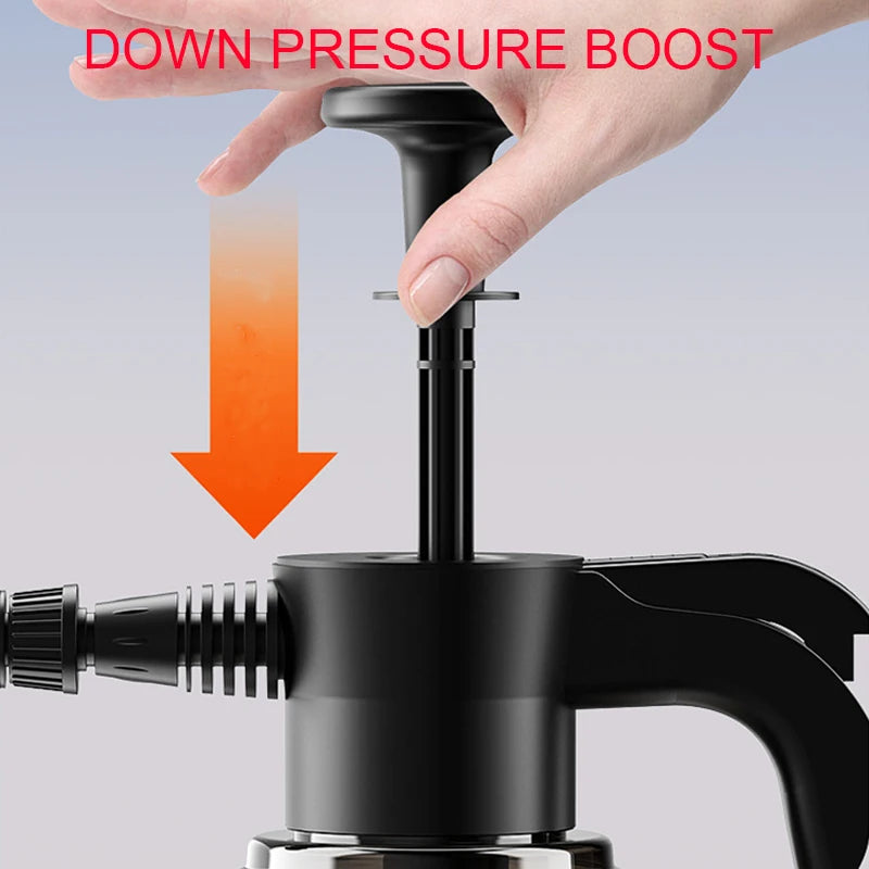 Foam sprayer for washing cars, motorcycles, etc.