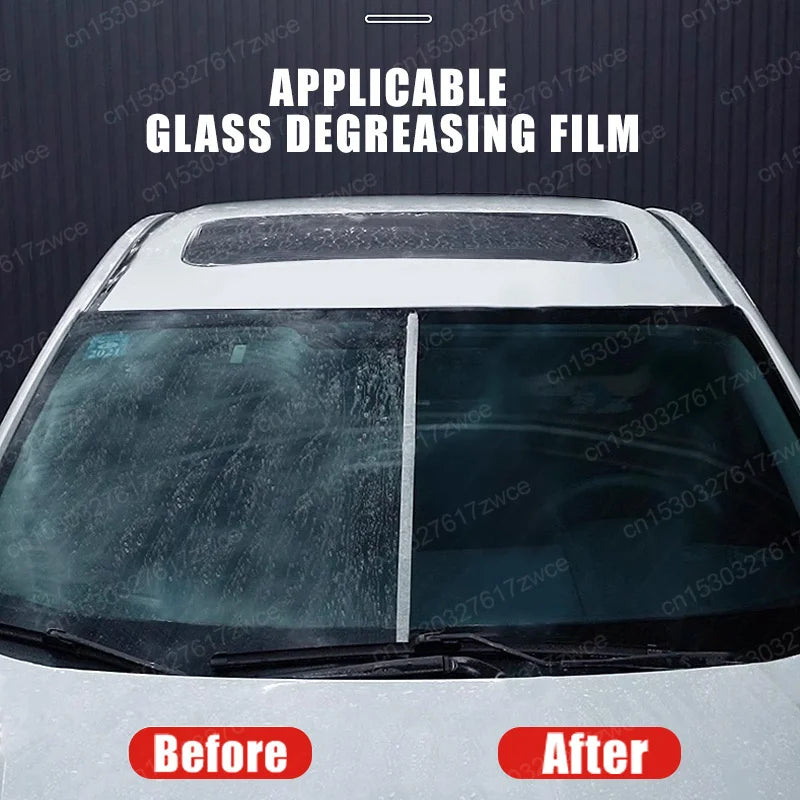 Water repellent and anti-rain paste for car windows and mirrors