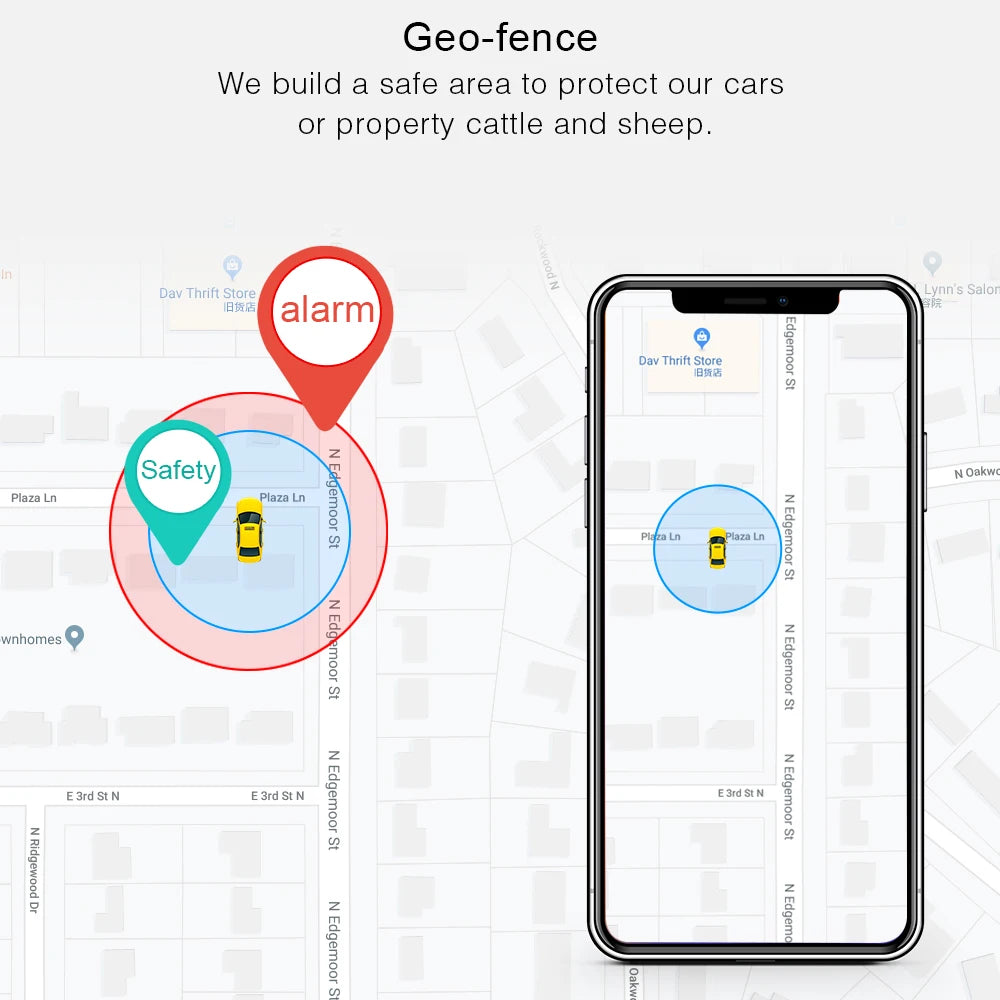 Waterproof 4G/2G GPS Tracker for Vehicles Free APP PK TK915.