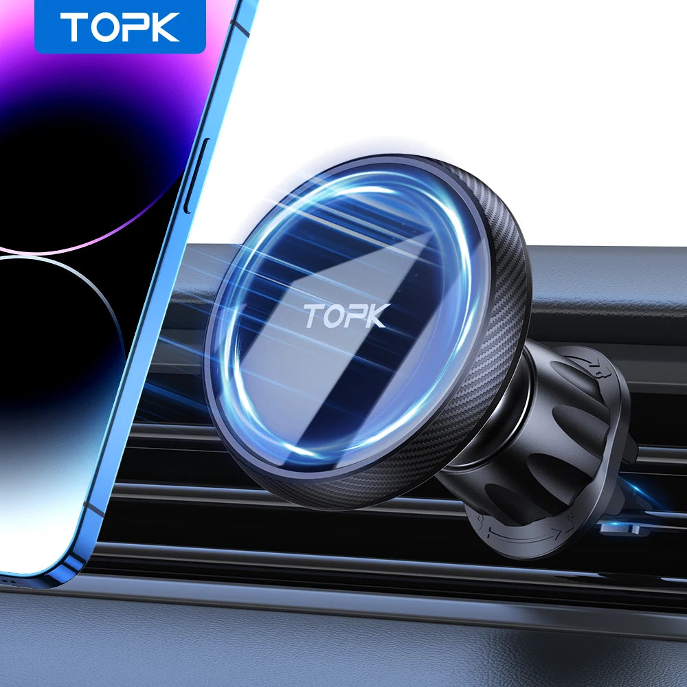 TOPK Car Phone Holder Powerful Magnetism.
