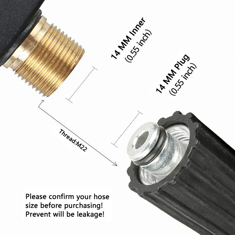 Short Stubby High Pressure Washer Gun