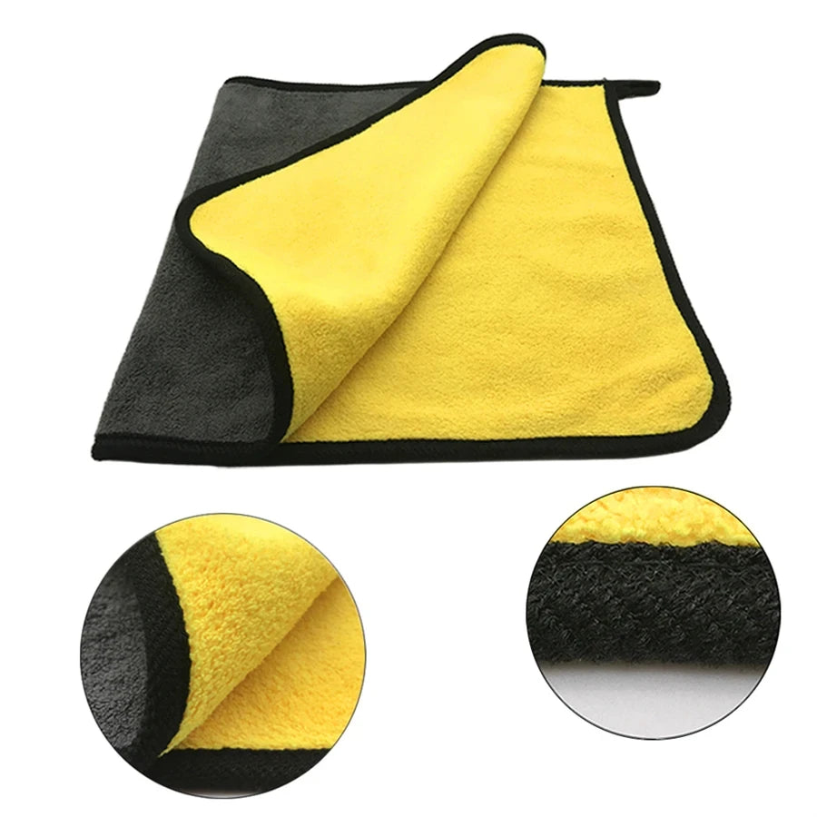 Microfiber general cleaning towel 1/2/6 pieces, double layer.