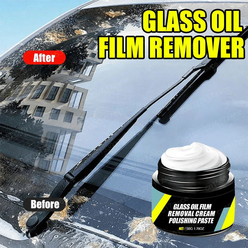 Water repellent and anti-rain paste for car windows and mirrors