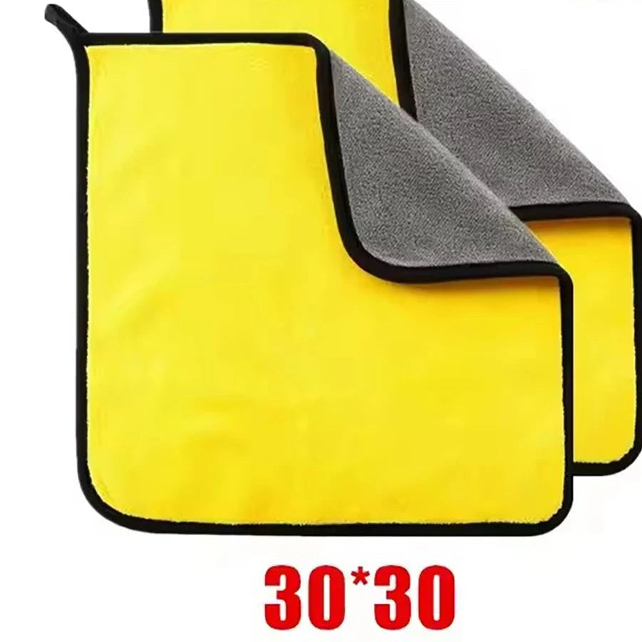 Microfiber general cleaning towel 1/2/6 pieces, double layer.