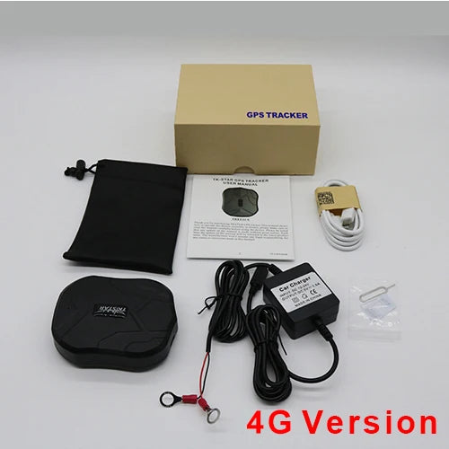 Waterproof 4G/2G GPS Tracker for Vehicles Free APP PK TK915.