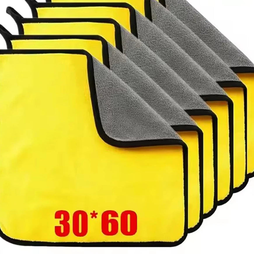 Microfiber general cleaning towel 1/2/6 pieces, double layer.