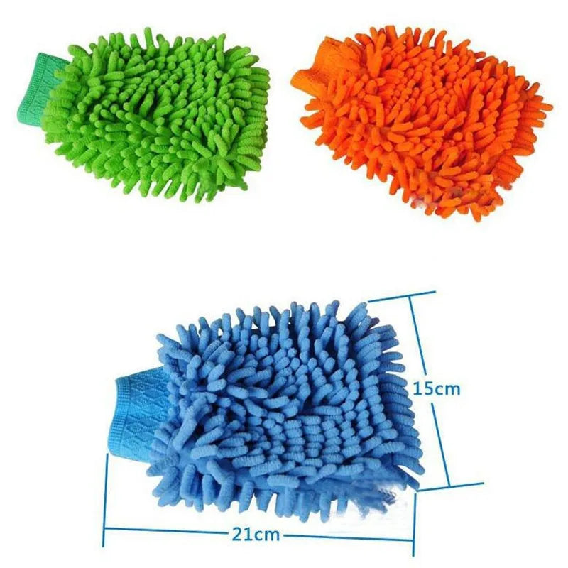 Chenille Microfiber Cleaning Glove